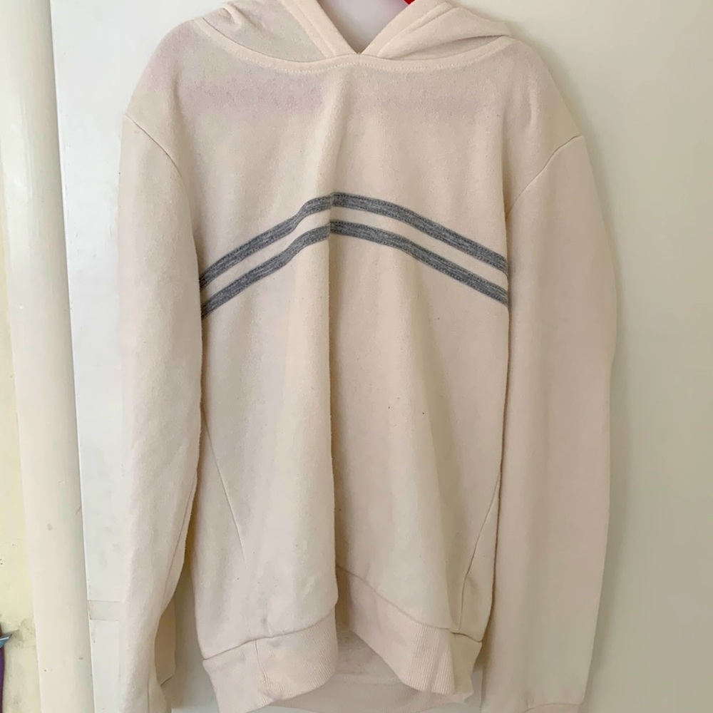 White sweatshirt